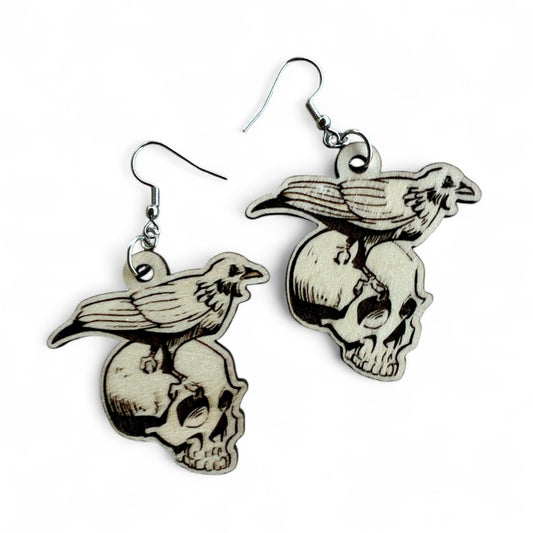 Raven & Skull Earrings