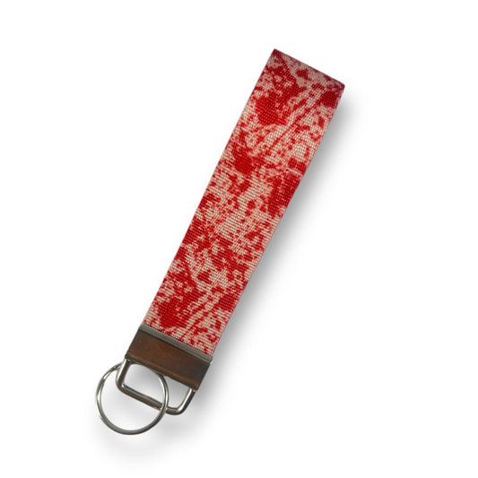 Blood Splatter Key Fob Keychain