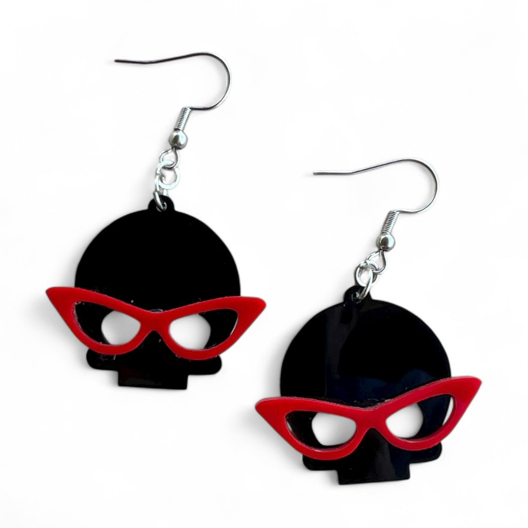 Smarty Skull Earrings