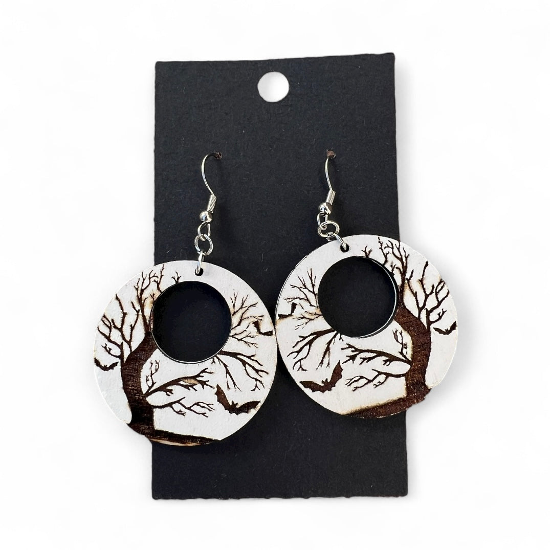 Haunted Tree Dangle Earrings