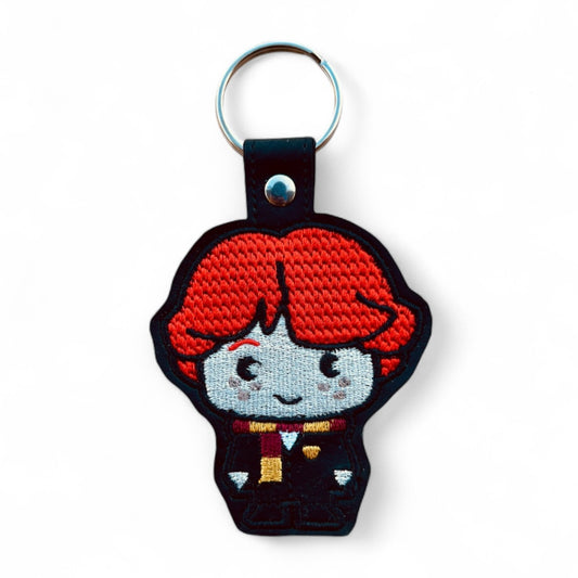 Spell Academy Red Haired Boy Keychain