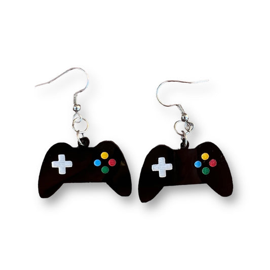 Video Game Controller Dangle Earrings