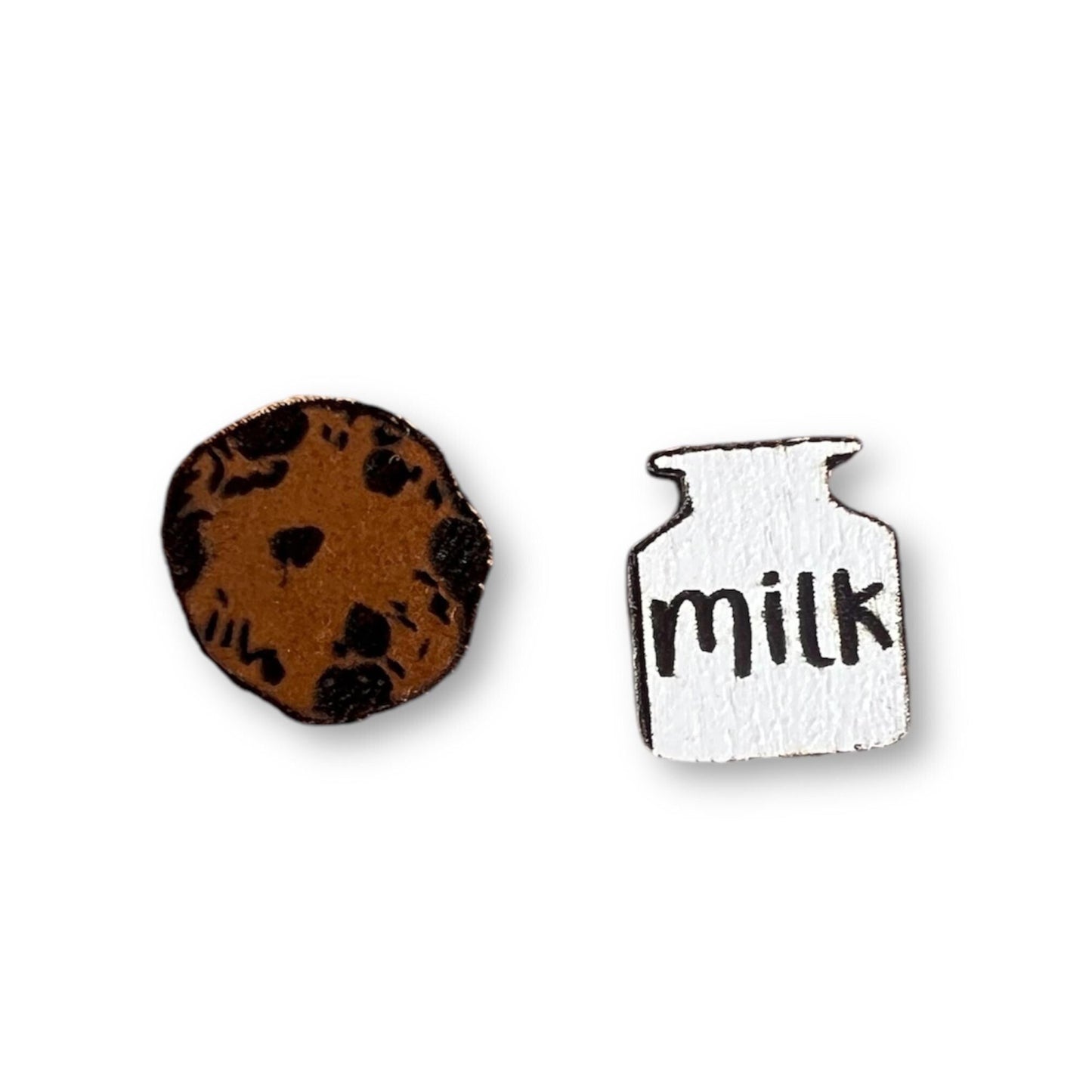 Milk & Cookies Christmas Earrings