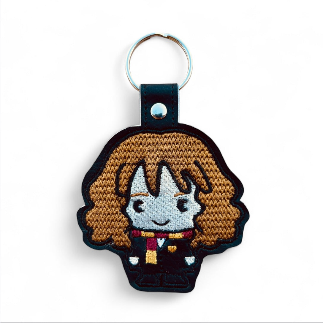 Spell Academy Frizzy Haired Girl Keychain