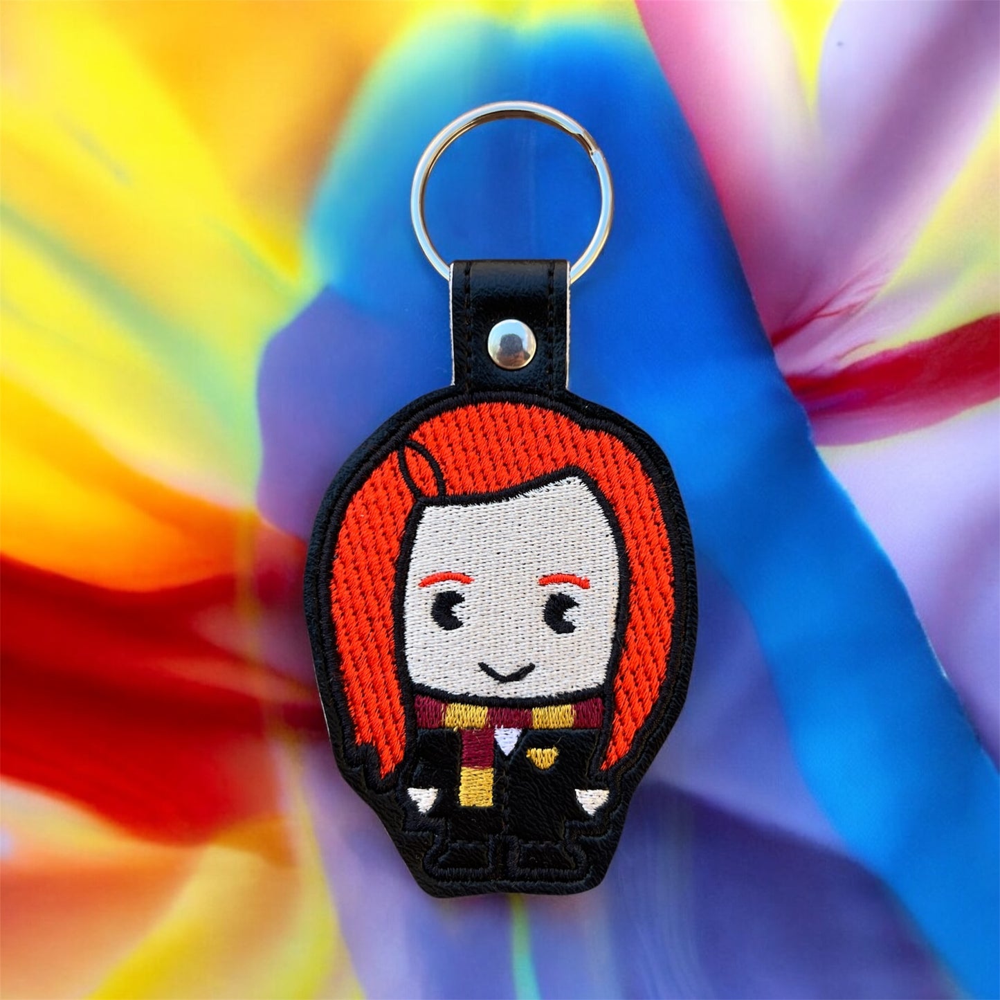 Spell Academy Red Haired Girl Keychain