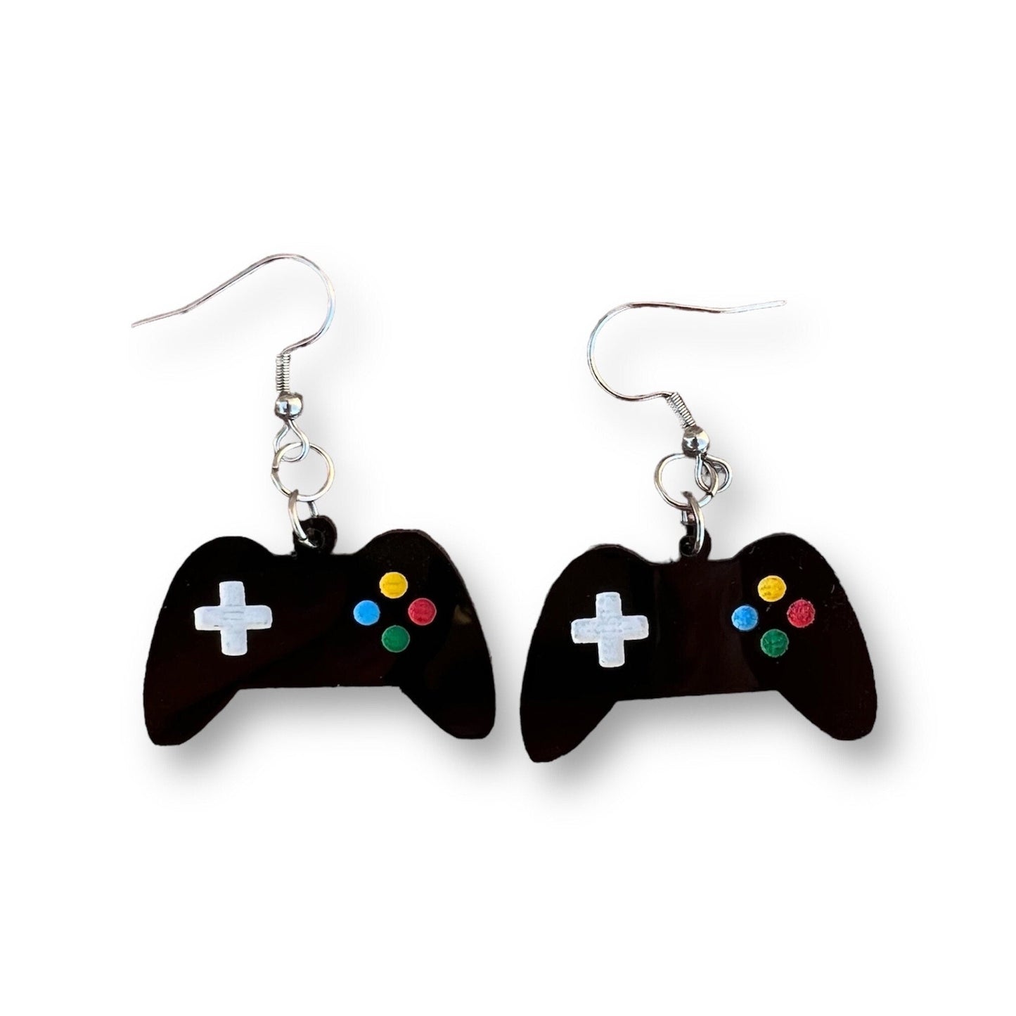 Video Game Controller Dangle Earrings