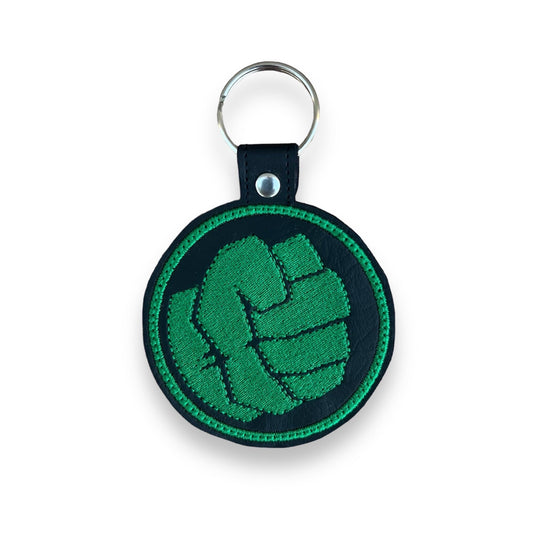 Angry Green Guy Keychain